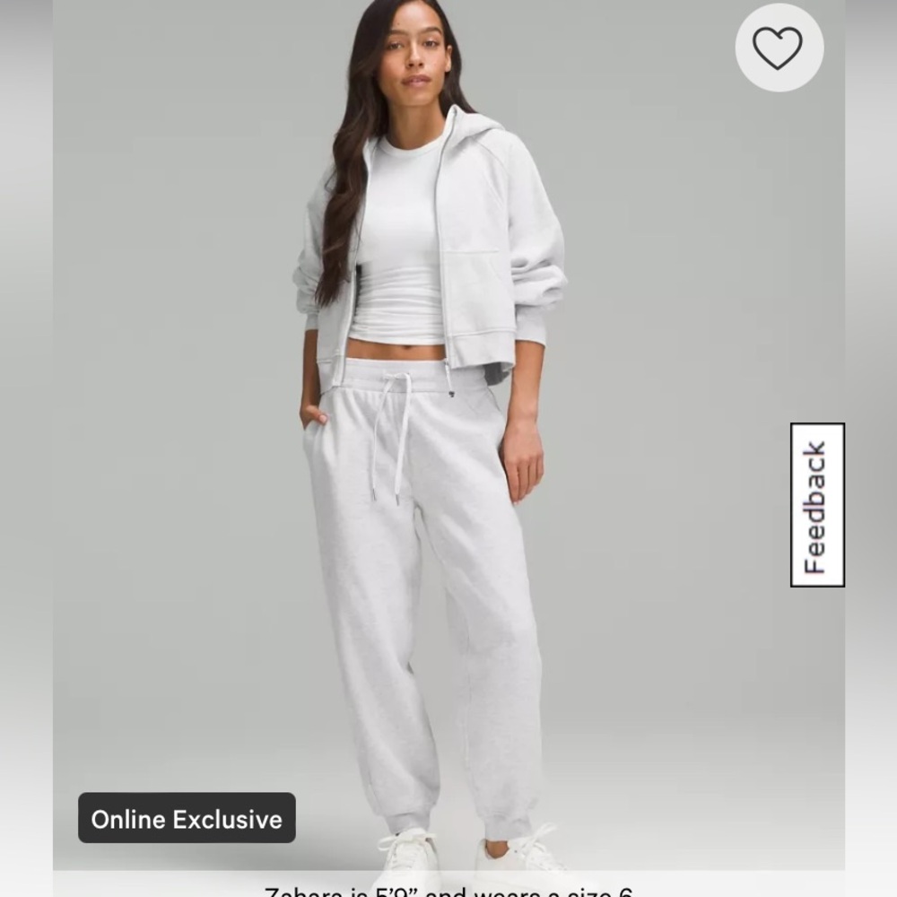 Lululemon Scuba High-Rise Relaxed Jogger Size 4 Full Length Athleisure Athletic